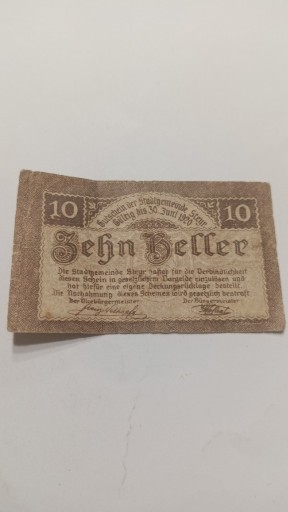 Zdjęcie oferty: 10 Heller 1920 rok Austria 