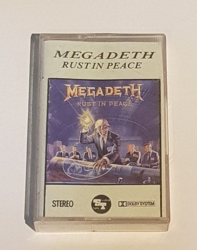 Zdjęcie oferty: Kaseta magnetofonowa Megadeth Rust in Peace