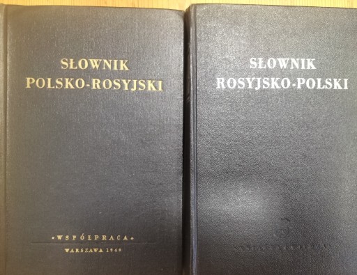 Zdjęcie oferty: Słownik polsko rosyjski rosyjsko polski