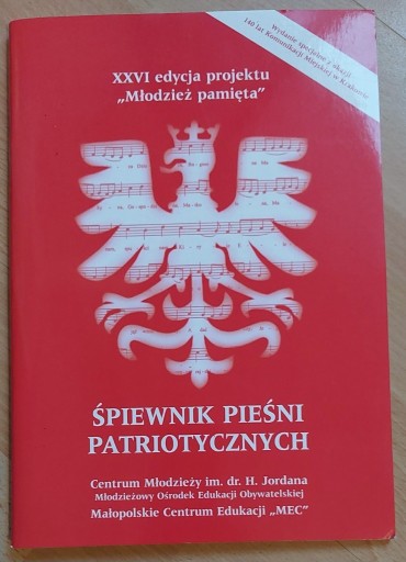 Zdjęcie oferty: Śpiewnik pieśni patriotycznych