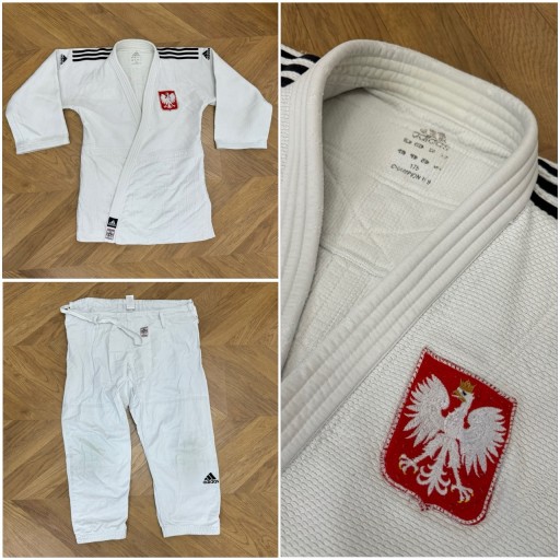 Zdjęcie oferty: Biała judoga Adidas Champion II Slim Fit - 175 cm