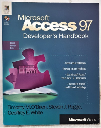 Zdjęcie oferty: MS Access 97 Developers Handbook