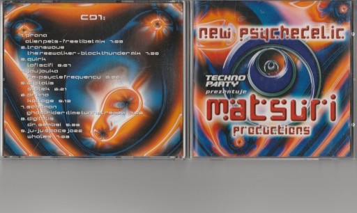 Zdjęcie oferty: Techno Party - New psychedelic matsuri 2 CD 2000r.