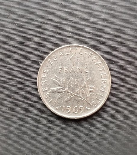 Zdjęcie oferty: 1 frank 1969 Francja 