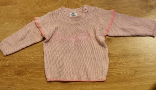 Zdjęcie oferty: Sweterek różowy 68,Smyk, dla dziewczynki
