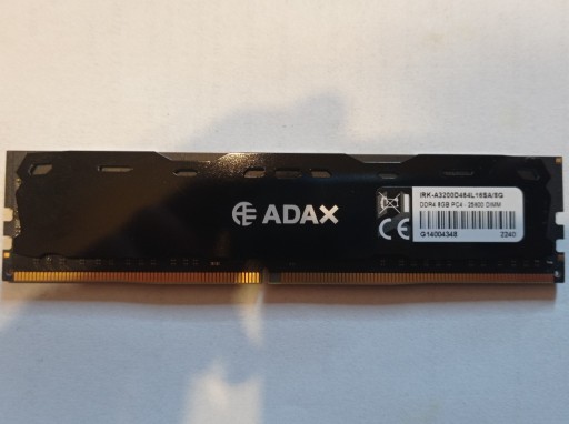 Zdjęcie oferty: Pamięć RAM 8gb DDR4 ADAX 3200Mhz DIMM