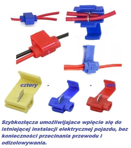 Zdjęcie oferty: Złącza rozgałęźne 0,5 - 6,0 mm2 zestaw 100 szt