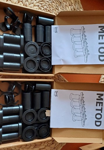 Zdjęcie oferty: Ikea METOD  nóżki do szafek 402.055.99 duży zestaw