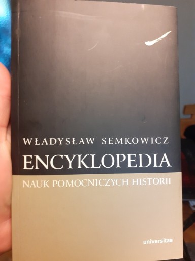 Zdjęcie oferty: Encyklopedia Nauk Pomocniczych Historii Semkowicz