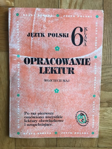 Zdjęcie oferty: Opracowanie lektur W. Maj