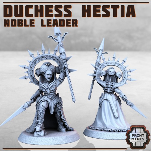 Zdjęcie oferty: Duchess Hestia - Noble Leader od Print Minis