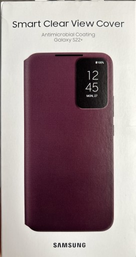 Zdjęcie oferty: Etui SAMSUNG Galaxy S22+ Smart Clear View Burgund