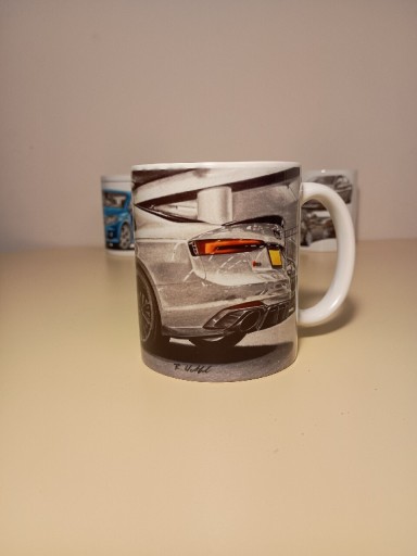 Zdjęcie oferty: Kubek 330 ml biały Audi RS5 samochód auto prezent 