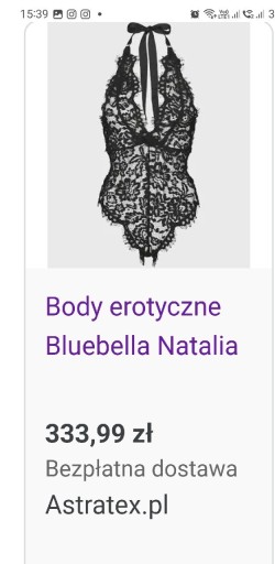 Zdjęcie oferty: Body BlueBella, rozmiar 40,Nowe