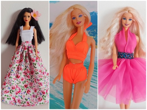 Zdjęcie oferty: Zestaw ubranek dla lalki Barbie, tiulowa sukienka