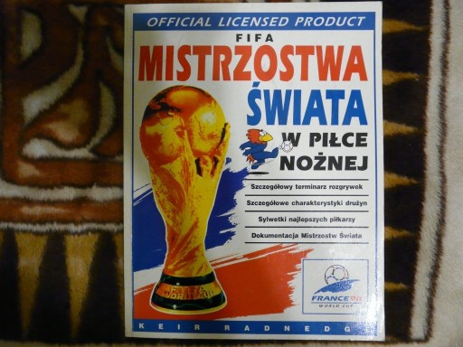 Zdjęcie oferty: FIFA mistrzostwa świata w piłce nożnej Francja1998