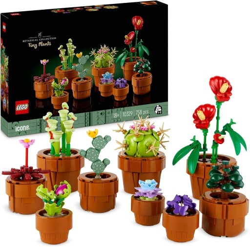 Zdjęcie oferty: LEGO 10329 Icons Małe roślinki Zestaw 