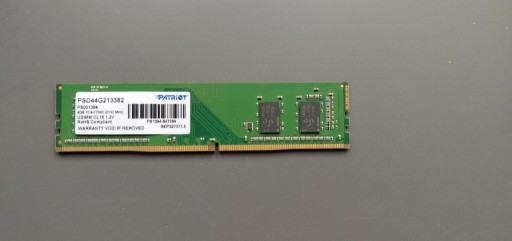 Zdjęcie oferty: Pamięć RAM Patriot DDR4 4 GB 2133 UDIMM 