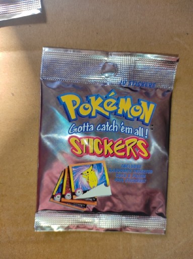 Zdjęcie oferty: Pokemon artbox naklejki nowe saszetki tazo