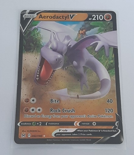 Zdjęcie oferty: Karta Pokemon Aerodactyl V