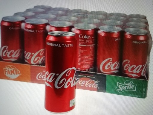 Zdjęcie oferty: COCA COLA puszka 330 ml x 24 puszki