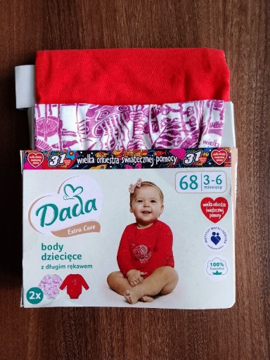 Zdjęcie oferty: Body niemowlęce, dwupak, NOWE, 68, 3-6 m-cy