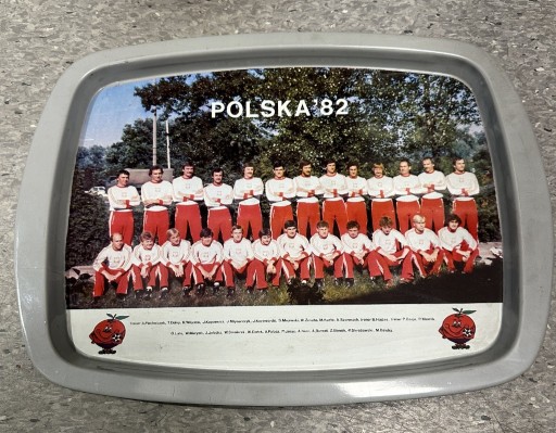 Zdjęcie oferty: Taca PRL Polska Drużyna Piłkarska 1982 Mundial