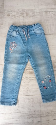Zdjęcie oferty: Jeansy 86 spodnie z haftem