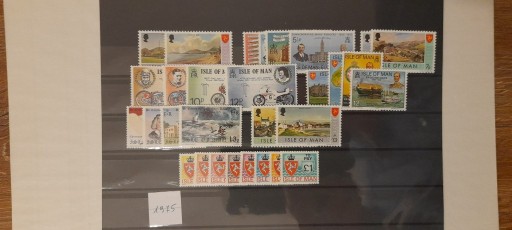 Zdjęcie oferty: 1975 Isle of Man Mi.52-73** + P 9-16 **pełny rok