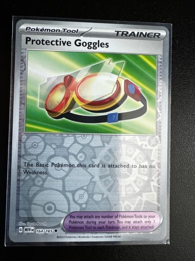 Zdjęcie oferty: Karta Pokemon Protective Goggles 164/165 MEW 151