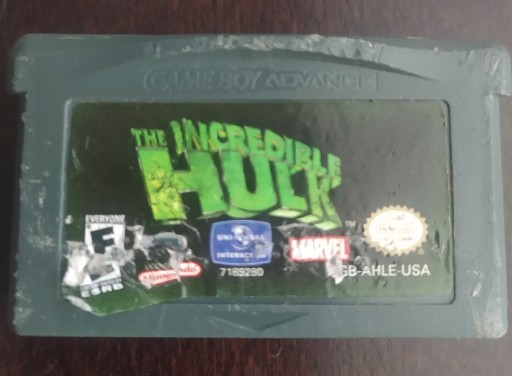 Zdjęcie oferty: Incredible Hulk Nintendo Game Boy Advance