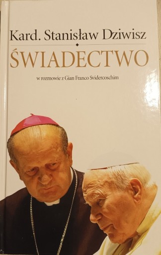 Zdjęcie oferty: Stanisław Dziwisz Świadectwo