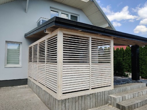 Zdjęcie oferty: Drewniane żaluzje,rolety, regulowane,taras,balkon