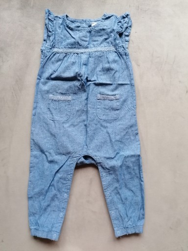 Zdjęcie oferty: Lupilu Kombinezon Jeansowy na Lato Falbanka R. 80