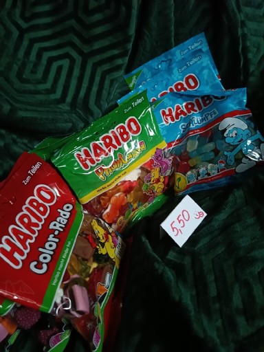 Zdjęcie oferty: Haribo color rado, phantasia, bumix, pasta frutta.