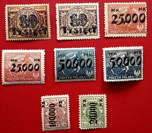 Zdjęcie oferty: WYDANIE  PRZEDRUKOWE Fi 167-171**1923r.