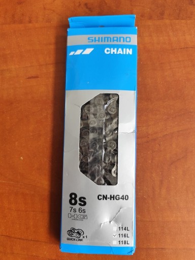Zdjęcie oferty: Łańcuch rowerowy Shimano 8s 