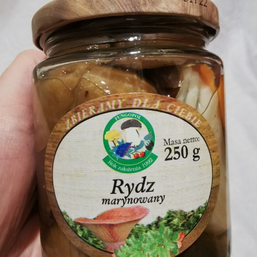 Zdjęcie oferty: Rydz marynowany 250g exp 09.2024