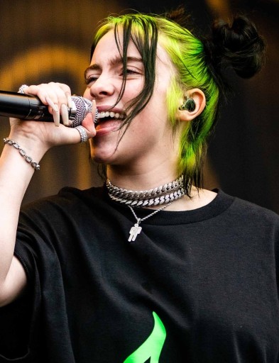 Zdjęcie oferty: billie eilish naszyjnik medalion wisorek łańcuszek