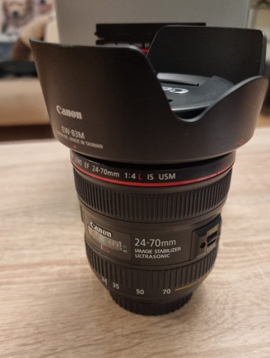 Zdjęcie oferty: Obiektyw Canon EF 24-70mm f/4L IS USM - Jak Nowy