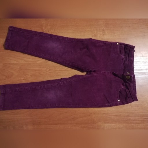 Zdjęcie oferty: Spodnie sztruksowe dla dziewczynki rozmiar 110