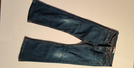 Zdjęcie oferty: Spodnie jeansowe, ciemny kolor 140cm
