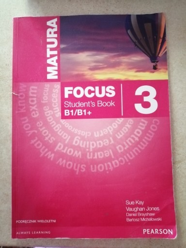 Zdjęcie oferty: Matura focus 3,j.angielski