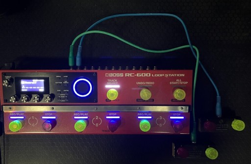 Zdjęcie oferty: Looper Boss RC-600 + 2x footswitch + case