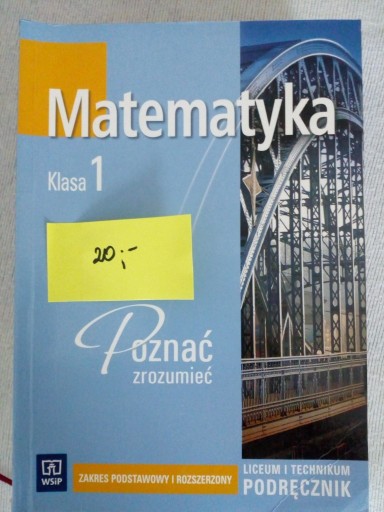 Zdjęcie oferty: podręcznik szkolny - liceum ,technikum matematyka 