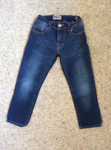 Zdjęcie oferty: Spodnie chłopięce jeansy RX 104 cm denim jeans