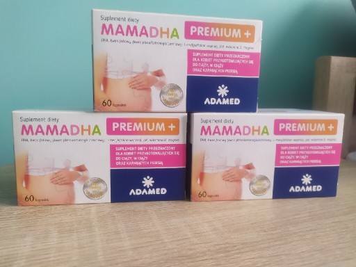 Zdjęcie oferty: Mama DHA premium + 3 opakowania