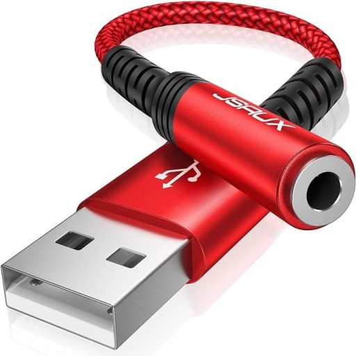 Zdjęcie oferty: JSAUX Adapter USB A na 3,5 mm