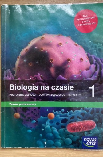 Zdjęcie oferty: Biologia na czasie 1 Podręcznik 