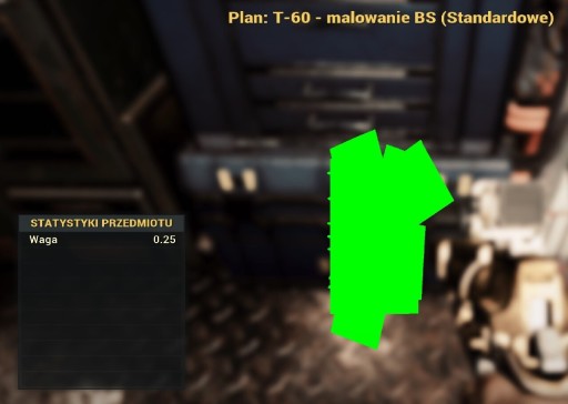 Zdjęcie oferty: [Fallout 76][PC]|PLAN : MALOWANIE BS STANDARD T-60